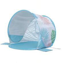 Marine Baby Sun Shelter – UPF 50+ Pop Up Play Tent & Anti-UV Portable Shade, Back To School - Baby Blue - View 1