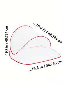 1 pieza Red mosquitera portátil de 3 colores y varios tamaños sin instalación, mosquitera plegable para viajes, camping, picnic, siesta al aire libre, uso en el coche, anti-insectos, no sofocante, compacta, almacenable - Multicolor - Ver 14