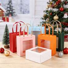 1套豪华透明窗口礼盒，纪念品包装空盒，生日礼盒 - 查看 6