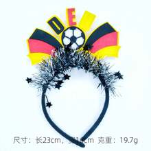 3pcs/Set 2026 World Cup Fan Headbands, National Flag Team Cheer Headwear - Multicolor - View 7