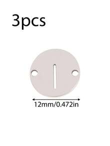 3个/套 字母连接吊坠 不锈钢 A-Z 字母吊坠 18K PVD 镀层 DIY 耳环 手链 首饰制作 - 吊墜 - 查看 21