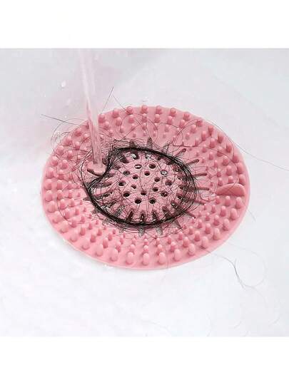 New Arrival Shower Drain Hair Collector And Kitchen Sink Strainer - Reusable Silicone Mesh Strainer With Suction Cup/Non-Design, Anti-Clog Drain Protector For Bathtub, Shower, Sink (Perfect Gift For Homeowners) There Are Two Options: One Without Suction Cup And The Other With Suction Cup