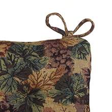 The Gripper Non-Slip Cabernet Tapestry Jumbo Rocking Chair Cushions - Cabernet - Ver 3