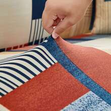 1pc Luxury Milk Silk Greya Full Coverage Anti-Cat Scratch Sofa Cover, Suitable For All Seasons, Dust-Proof, Anti-Slip, Sofa Protection, Hand Washable - Multicolor - View 5