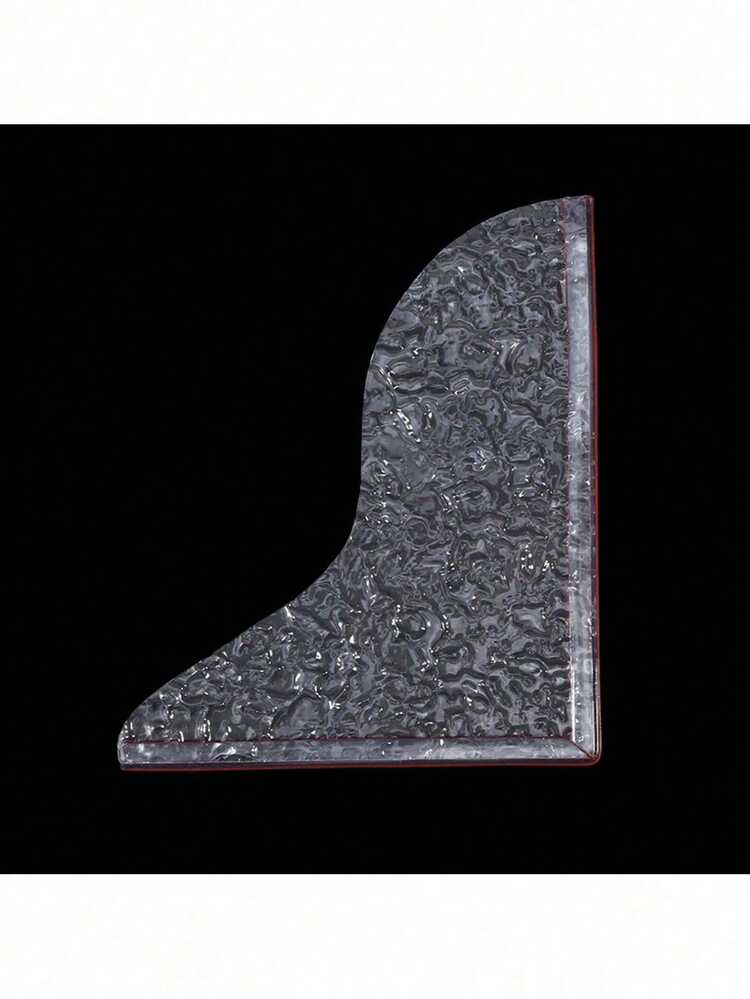 2片装自粘式淋浴房转角防溅板，透明亚克力防溅板，防止水花飞溅，适用于洗手盆和浴缸边缘，淋浴房转角防溅板 - 彩色 - 查看 8