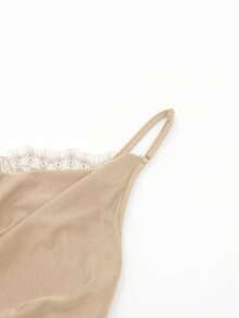 Parara Maternity Sexy Camisole, Fashionable Spaghetti Strap Design, Versatile For Layering Or Standalone Wear, Suitable For Summer And Winter - Apricot - View 4