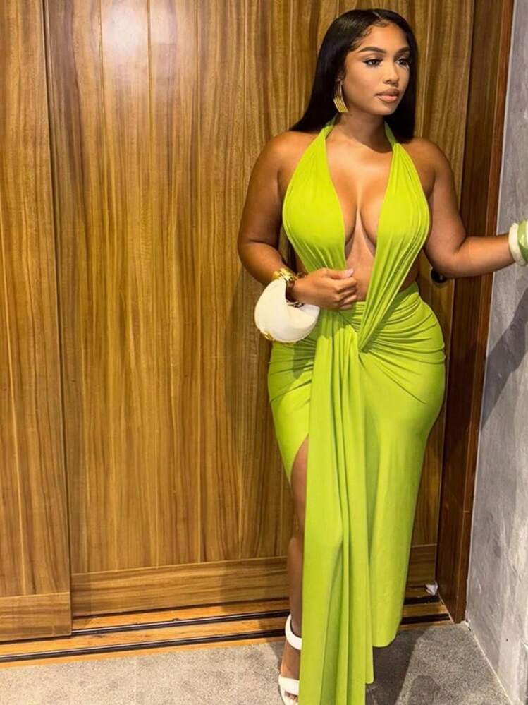 deep cleavage maxi dress Dresses | Deep Cleavage Sexy Maxi Dress