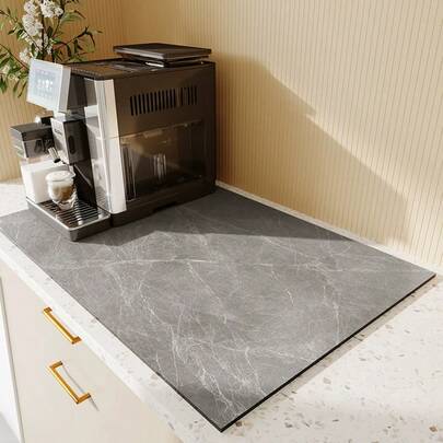 1 tấm lót thoát nước cao cấp, hoàn hảo cho bàn ăn, mặt bàn bếp, máy pha cà phê, quầy bar.