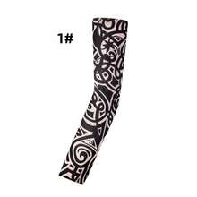 Elastische Tattoo-Armstulpen - UV-Schutz Kühlende Armstulpen - Seidig glatte Fahrrad-Armstulpen - Geeignet für Outdoor-Aktivitäten, Angeln, Radfahren, Wandern. Geeignet für Männer und Frauen - Verschiedenfarbig - Übersicht 15
