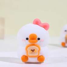 Nuevo Llegada Creativo Sacapuntas de Ganso Oscilante, Lindo Sacapuntas de Ganso de Pan, Compacto y Conveniente - A - Ver 10