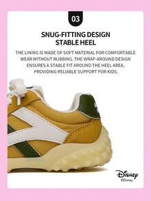 Authorized Collaboration With Mickey Mouse | A Pair Of Disney Children's Sneakers, Suitable For Daily, Festival, Sports, And Outdoor Wear. It Fits The Foot Comfortably, Is Anti-Slip, Wear-Resistant, And Breathable (Boys' Sneakers, Boys' Board Shoes, Children's Sneakers, Girls' Sneakers, Girls' Board Shoes) - Yellow - View 5
