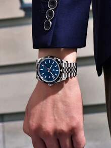 PAGANI DESIGN DESIGN 2026 Đồng hồ nam Seagull ST6 tự động cơ khí, thép không gỉ, chống nước, mặt kính sapphire PD-1821 - Màu xanh lam - Xem 6