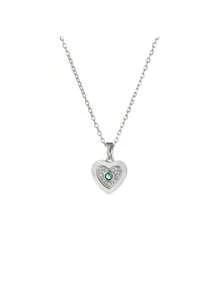 Bộ 3 dây chuyền choker thép titan thiết kế trái tim và hoa thời trang, thanh lịch, tối giản, dễ phối đồ, phù hợp đeo hàng ngày, quà tặng cho bạn gái - Bộ kết hợp 3 món - Xem 6