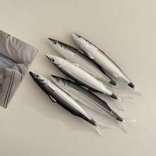 1支创意趣味比目鱼造型圆珠笔，海洋系列鱼形笔，礼品文具 - 彩色 - 查看 5