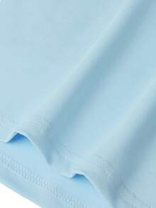 女士夏季圆领短袖T恤，印有“猫咪打盹”英文字母，适合夏季、海滩、街头、日常、工作、办公室派对、郊游、嘉年华、音乐节、情人节、聚会等场合。时尚的千禧年风格女式上衣，女士度假装扮。优雅的办公室着装、可爱上衣、女士假日装扮、约会之夜连衣裙、优雅女士上衣、夏季休闲装、女士度假服饰。 - 淺藍 - 查看 8