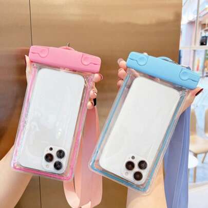 Túi đựng điện thoại chống nước IPX8 có đèn LED phát sáng, thiết kế đệm khí tùy chỉnh, màn hình cảm ứng siêu nhạy, phù hợp với túi trong suốt, khả năng chống nước tuyệt vời, cửa sổ trong suốt cho phép sử dụng điện thoại không bị cản trở, lý tưởng cho bơi lội.