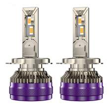 2 bóng đèn pha LED H7 cho ô tô (H1, H4, H11, HB3, 9005, HB4, 9006, 9012, HIR2, H9, 9054, CSP Turbo Fan, Canbus, chiếu sáng xa và gần) 12V - JC-82 - Xem 14