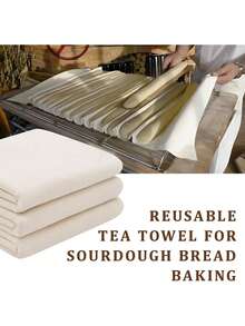 Toile de fermentation de pâte épaisse de qualité supérieure, tapis de fermentation de baguette, idéal pour la cuisson de baguettes françaises et de pain maison, assure une fermentation parfaite de la pâte, essentiel pour la cuisine et la restauration, convient au pain de levain, aux pâtisseries et plus encore - Multicolore - Voir 10
