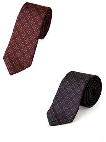 1pc Men's Business Professional Necktie, Versatile For Commute, Party, Daily Wear, Wedding & Formal Occasions,Accessories,Festival,Gifts,Graduation Gift,Accessories - Multicolor - View 3