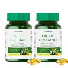 MONTUE 3 Packs Top Grade Oregano Black Seed Oil Blend 6000mg Per Serving, 300 Count 2 In 1 Formulated With Black Seed Oil 200mg, 4X Strength Carvacrol & Thymoquinone Plant Based, Immune Support - 150個 - 查看 7