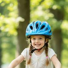 Baby Girls Boys Sports Helmet Multi-Functional Adjustable Breathable Head Protector Kids Bicycle Cycling Skating Helmets, Back To School - Blue - View 2