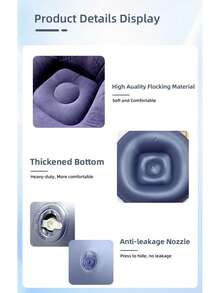 Large Lazy Inflatable Sofa Chair PVC Recliner Bean Bag Sofa Futon Sofa Tatami Living Room Supplies Gift - Multicolor - View 6