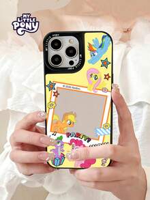 Hasbro MY LITTLE PONY Ốp lưng điện thoại hình hoạt hình nữ tính có gương soi, đóng gói hộp quà tặng, tương thích với Apple iPhone 17, 17 Air, 17 Pro, 17 Pro Max, 11, 12, 13, 14, 15, 16 Pro, 16 Pro Max, 14 Plus, 15 Plus, 16 Plus, 15 Pro Max, 16 Pro, 16 Pro Max - Nhiều màu - Xem 3