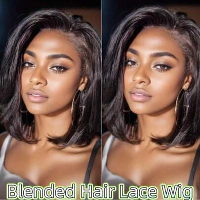 Women's Brazilian Human Hair Bundles With Machine Made Closure - 100% Real Hair Extensions, Straight, 110g-140g, Suitable For All People