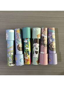 3/6/12pcs Kaleidoskop Vintage, Penghilang Stres untuk Dewasa, Hadiah Pesta Ulang Tahun, Pengisi Kaos Kaki Natal, Berbagai Warna, Plastik Tahan Lama, Hadiah Menarik - View 8