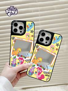 Hasbro MY LITTLE PONY Ốp lưng điện thoại hình hoạt hình nữ tính có gương soi, đóng gói hộp quà tặng, tương thích với Apple iPhone 17, 17 Air, 17 Pro, 17 Pro Max, 11, 12, 13, 14, 15, 16 Pro, 16 Pro Max, 14 Plus, 15 Plus, 16 Plus, 15 Pro Max, 16 Pro, 16 Pro Max - Nhiều màu - Xem 5