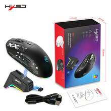 T90PRO 三模式充电底座无线鼠标，RGB 背光静音游戏鼠标，适用于台式机和笔记本电脑 - 查看 11