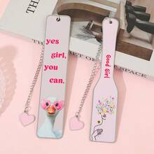 不锈钢白鹅书签，印有“乖女孩”励志语录，是送给女性的理想礼物。 - 均碼 - 查看 2