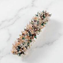 1个手工彩色串珠水晶发夹 - 彩色 - 查看 2