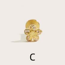 1 đôi bông tai hình bướm và trăng thời trang, phù hợp cho nữ giới đeo hàng ngày. - Nhiều màu - Xem 8