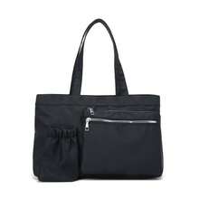 1 pieza Bolso de tela de nailon casual con múltiples bolsillos y cierre de cremallera para mujer, para uso diario - Multicolor - Ver 14