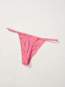 8条/套 夏季薄款无痕丁字裤，性感运动透气瑜伽健身舞蹈弹力无束缚三角内裤 - 彩色 - 查看 8