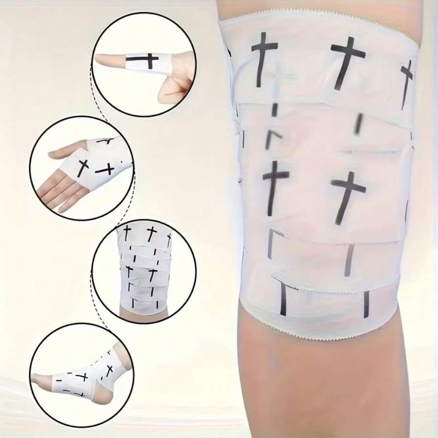 黑白运动胶带,十字条纹设计,简约耐用,易撕不留残胶,适用于足球、网球、拳击、健身、运动、跑步、美式橄榄球、棒球、体操等运动,可提供腕部支撑,是运动员、教练、体操运动员、拳击手、曲棍球运动员的理想之选——也是足球、运动、足球配件、运动器材、运动防护装备、健身训练用品、足球用品的理想之选,是健身房、办公室、家庭、体育教育的理想选择。 - 彩色 - 查看 1