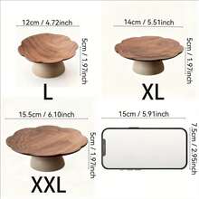 1pc Vintage High-End Fruit Snack Plate; Exquisite High-Foot Dessert Plate Perfect For Snack Plate, Tea Dessert Plate, Living Room Tray, Highly Attractive Fruit Display Plate, Dried Fruit Plate, Dessert Plate And Reception Desk Snack Display Storage Plate, Suitable For Back To School Season Events And Christmas Events, Halloween Events - View 6