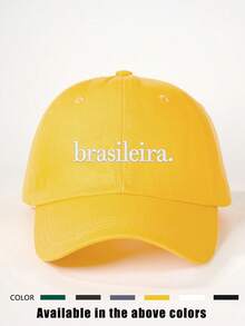 Mũ lưỡi trai nữ thêu họa tiết Brasileira, có thể điều chỉnh, kiểu dáng casual, thích hợp cho mùa xuân, mùa thu, du lịch, bãi biển, kỳ nghỉ. Mũ chống nắng phong cách Y2K, mùa hè, ngày lễ, lễ hội. - nghề thêu - Xem 8