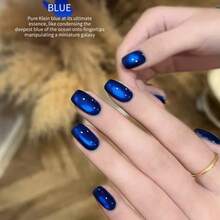 MIANEL 10ml 美白蓝色果冻指甲油，2026新款冰蓝色指甲油，适用于蓝色指甲、白色指甲、情人节指甲、春季指甲、夏季指甲，专业美甲沙龙产品 - 彩色 - 查看 6