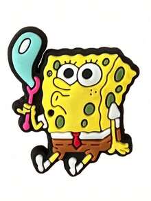 SpongeBob SquarePants 10 pezzi/set decorazione per festa di compleanno, inclusi charm in gomma morbida per scarpe. Caratterizzati da personaggi come Sandy, Patrick e Gary. Adatto per compleanni, regali per vacanze, riempitivi per buste regalo, omaggi per feste, regali, regali per la festa della mamma, regali per la stagione dei matrimoni e regali di Natale (stili assortiti casualmente) - fibbia per scarpe - Visualizzare 8