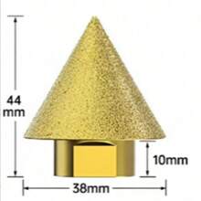 Diamond Chamfering Tool, Marble Hole Saw, Ceramic Drill Bit, Angle Grinder Conical Dry Grinding Head - Multicolor - View 13