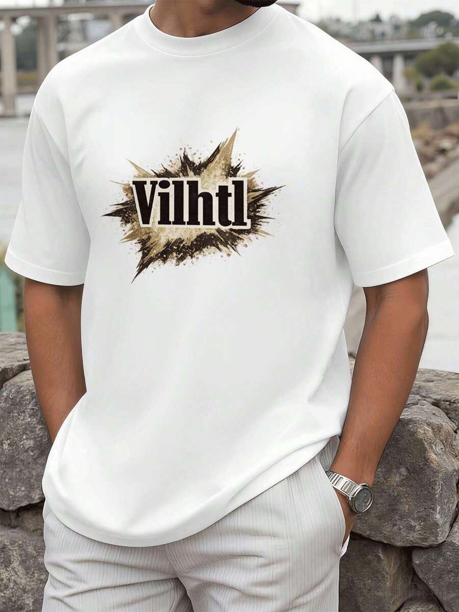 Camisetas masculinas plus size - Branco - Ver 1
