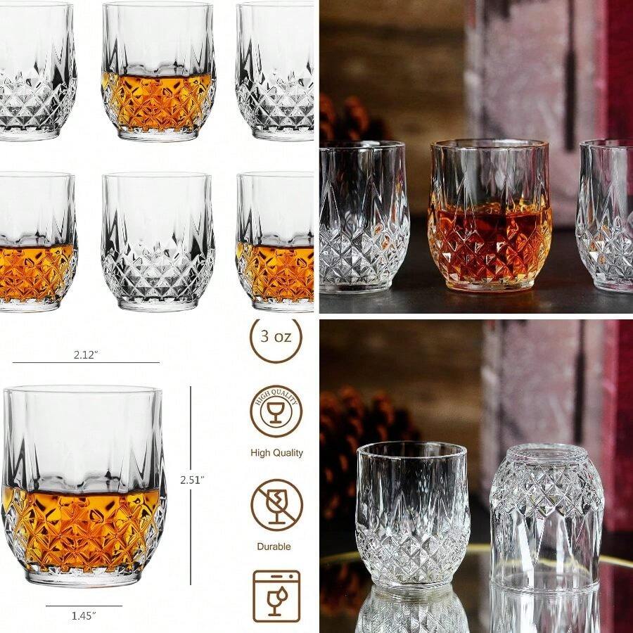 3oz Shot Glass Set Of 6/ Tequila Glass/Glasses Snifters/Cute Shot Glasses/Shot Glasses/Sherry Glasses/Tasting - View 1