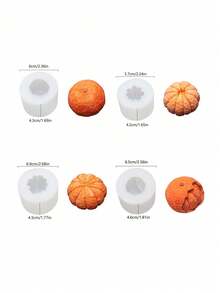 Khuôn silicon để tự làm đồ thủ công mỹ nghệ hình quả cam, có mùi thơm, làm từ thạch cao. - quýt - Xem 2