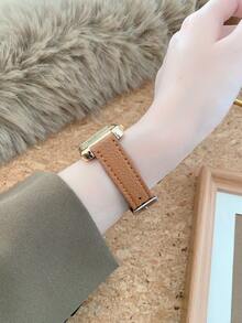 Square Women's Quartz Watch With Fashionable Retro Design And Artistic Niche Is The Best Choice For Daily Matching Gifts Leisure Gatherings - Brown - View 5