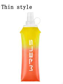 WRELS 1/2件漸層時尚便攜可折疊輕量軟水瓶，150/250ml/500ml可選，適合跑步、徒步與騎行 - 彩色 - 查看 15