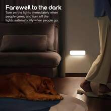 1pc USB Rechargeable Motion Sensor Light - Wireless, Easy Installation, Auto-Detect & Adjustable Brightness - Ideal For Garage, Bedroom, Kitchen, Attic, Stairs, Storage Room, Indoor Lighting | Wall Mounted Light | Plastic Structure, Indoor Motion Sensor Light - Multicolor - View 6