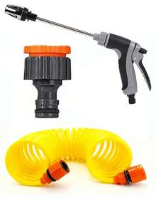 Retractable High Pressure Anti-Freeze Durable Garden Hose, Suitable For Watering Plants And Car Washing, Includes Spray Nozzle - B - View 16