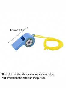 24pcs Random Color Inflatable Dragon Cheerleading Props & Referee Whistle, Football Pattern Party Whistle, Football Theme Sports Party Set, Football Referee Whistle, Suitable For Birthday Party Or Football Match, Also Can Be Used For Birthday Party, Wedding, Cheerleading Performance, Gifts, Party Favors, Halloween Decorations - A - View 10